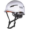 Klein Tools Safety Helmet, Type-2, Non-Vented Class E, White 60564